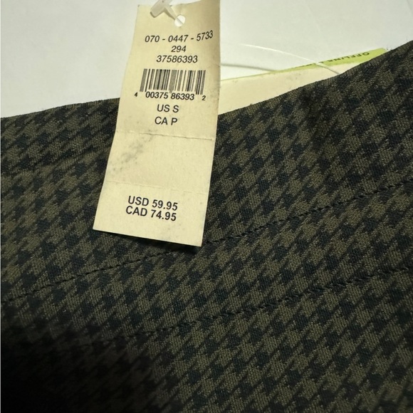 NEW Aerie Offline Mini Houndstooth Drawcord High Rise Legging Nomad Olive Small - Picture 4 of 4